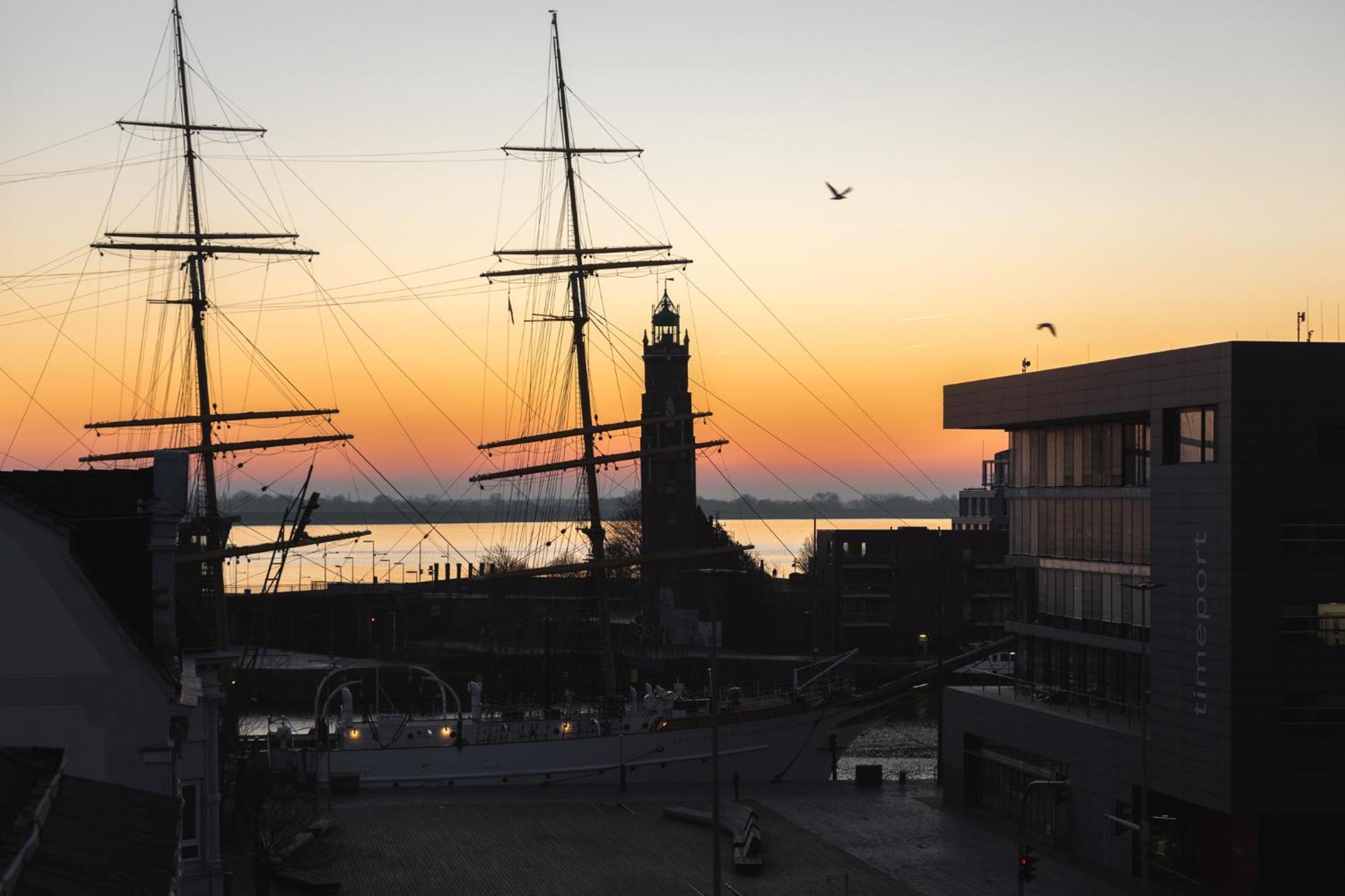 Koje Neun I Apartment Im Zentrum Mit Hafenblick Bremerhaven Exterior foto